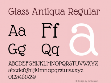 Glass Antiqua 1.001图片样张