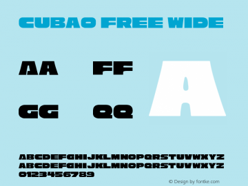 Cubao Free Wide Version 001.001图片样张
