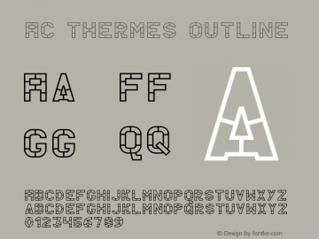 AC Thermes Outline Version 1.00 2013图片样张