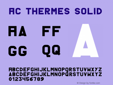 AC Thermes Solid Version 1.00 2013图片样张