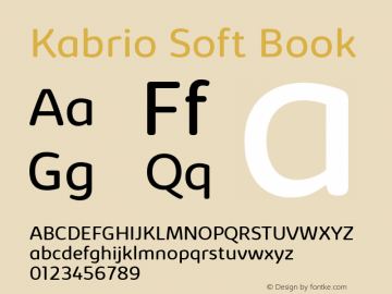 Kabrio Soft Book Version 1.000图片样张