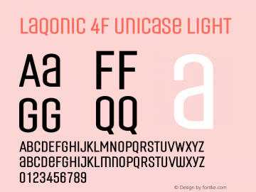 Laqonic 4F Unicase Light 1.0图片样张