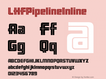 ☞LHF Pipeline Inline (1.1) #License#;com.myfonts.letterheadfonts.lhf-pipeline.inline.wfkit2.3QJT图片样张