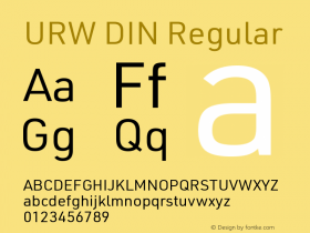 URWDIN-Regular Version 3.00图片样张
