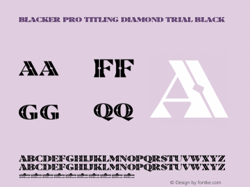 Blacker Pro Titling Diamond Trial Black Version 1.000图片样张