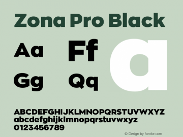ZonaPro-Black Version 2.001图片样张