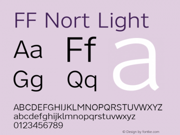 FF Nort Light Version 7.601图片样张