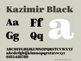 Kazimir-Black Version 1.000图片样张