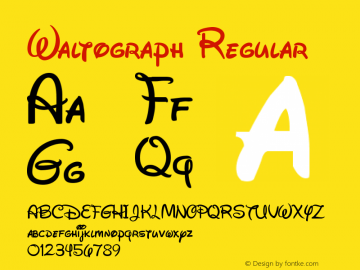 Waltograph Regular 4.2图片样张