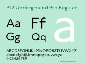 P22UndergroundPro-Regular Version 3.000;com.myfonts.p22.underground-basic.cy-pro-book.wfkit2.46ud图片样张