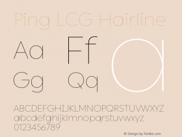 PingLCG-Hairline Version 1.00 | w-rip DC20190320图片样张