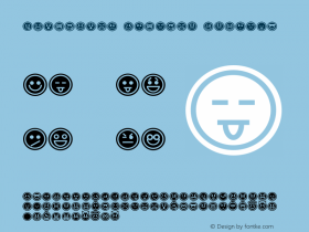 Emoticons Outline Regular 1.0 Font Sample