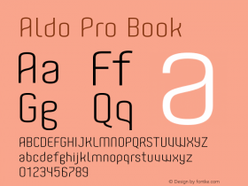AldoPro-Book Version 1.000;PS 002.000;hotconv 1.0.70;makeotf.lib2.5.58329图片样张