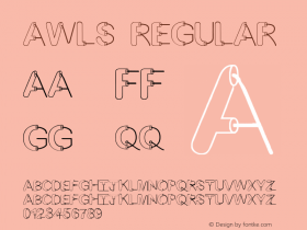 Awls Regular Awls version 2.1图片样张