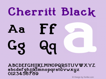 Cherritt-Black Version 1.000 2009 initial release图片样张
