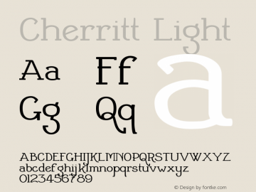 Cherritt-Light Version 1.000 2009 initial release图片样张