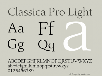 Classica Pro Light Version 3.00图片样张