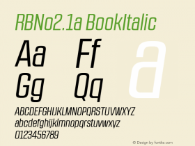 RBNo2.1a-BookItalic 1.000图片样张