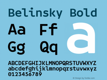 Belinsky-Bold 1.000图片样张