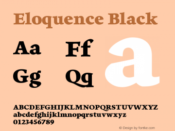 Eloquence-Black Version 1.000 | wf-rip DC20190330图片样张