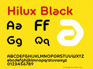 Hilux Black Version 1.000 | wf-rip DC20190310图片样张