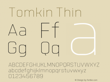 Tomkin-Thin Version 1.000 | wf-rip DC20190505图片样张