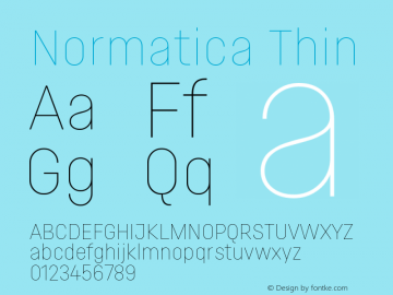 Normatica-Thin Version 1.001 | wf-rip DC20161220图片样张