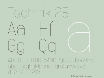 Technik-25 Version 1.000 | w-rip DC20120920图片样张