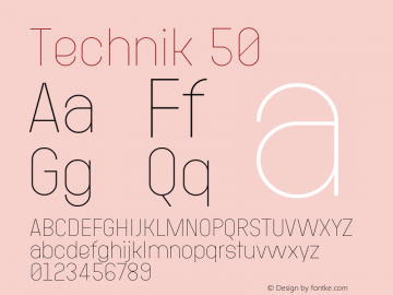 Technik-50 Version 1.000 | w-rip DC20120920图片样张