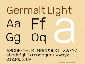 Germalt-Light Version 1.000图片样张