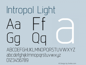 Intropol-Light 1.000图片样张