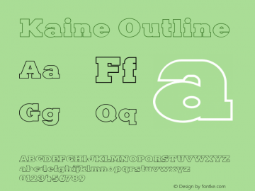 Kaine-Outline 1.000图片样张