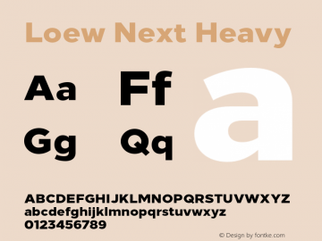Loew Next Heavy Version 001.000 June 2018图片样张