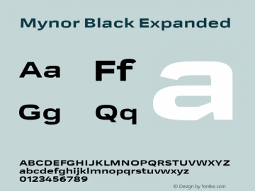 Mynor Black Expanded Version 001.000 January 2019图片样张