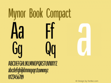 Mynor Book Compact Version 001.000 January 2019图片样张