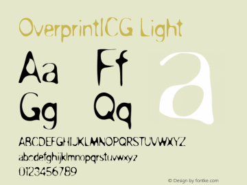 OverprintICG Light 001.000图片样张