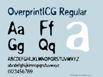 OverprintICG Regular 001.000图片样张