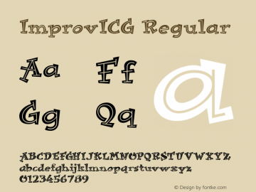 ImprovICG Regular 001.000图片样张