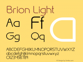 Brion-Light Version 1.00图片样张
