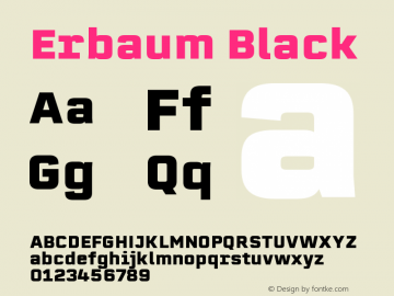 Erbaum-Black Version 1.00图片样张