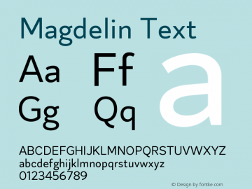 Magdelin-Text Version 1.000 | wf-rip DC20190820图片样张