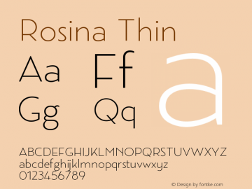 Rosina-Thin Version 1.10图片样张