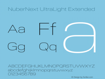 NuberNext UltraLight Extended Version 001.002 February 2020图片样张