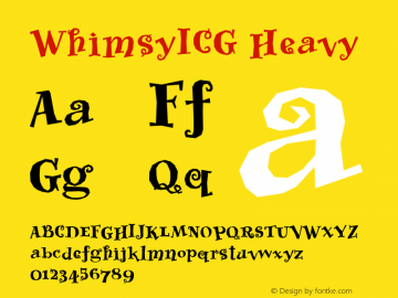 WhimsyICG Heavy 001.000图片样张