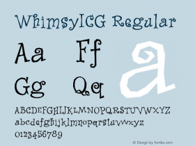 WhimsyICG Regular 001.000图片样张