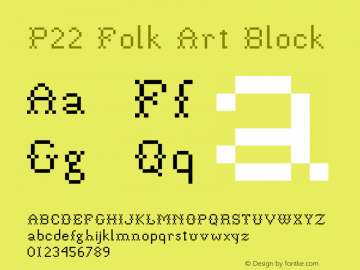 P22FolkArtBock Version 3.000图片样张