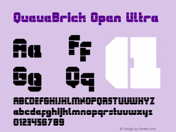 QueueBrick Open Ultra Version 1.000 2008 initial release图片样张