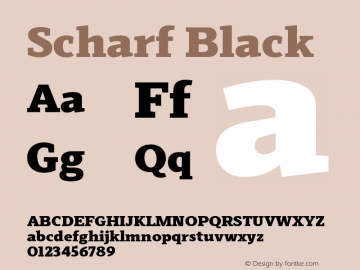 Scharf Black Version 001.001 February 2019图片样张