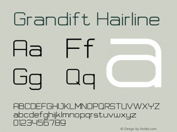 Grandift-Hairline Version 1.000图片样张