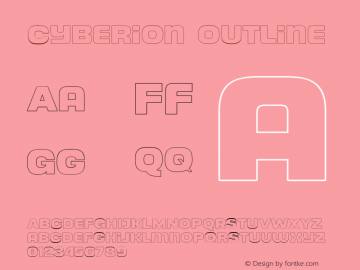 Cyberion Outline Version 1.000图片样张